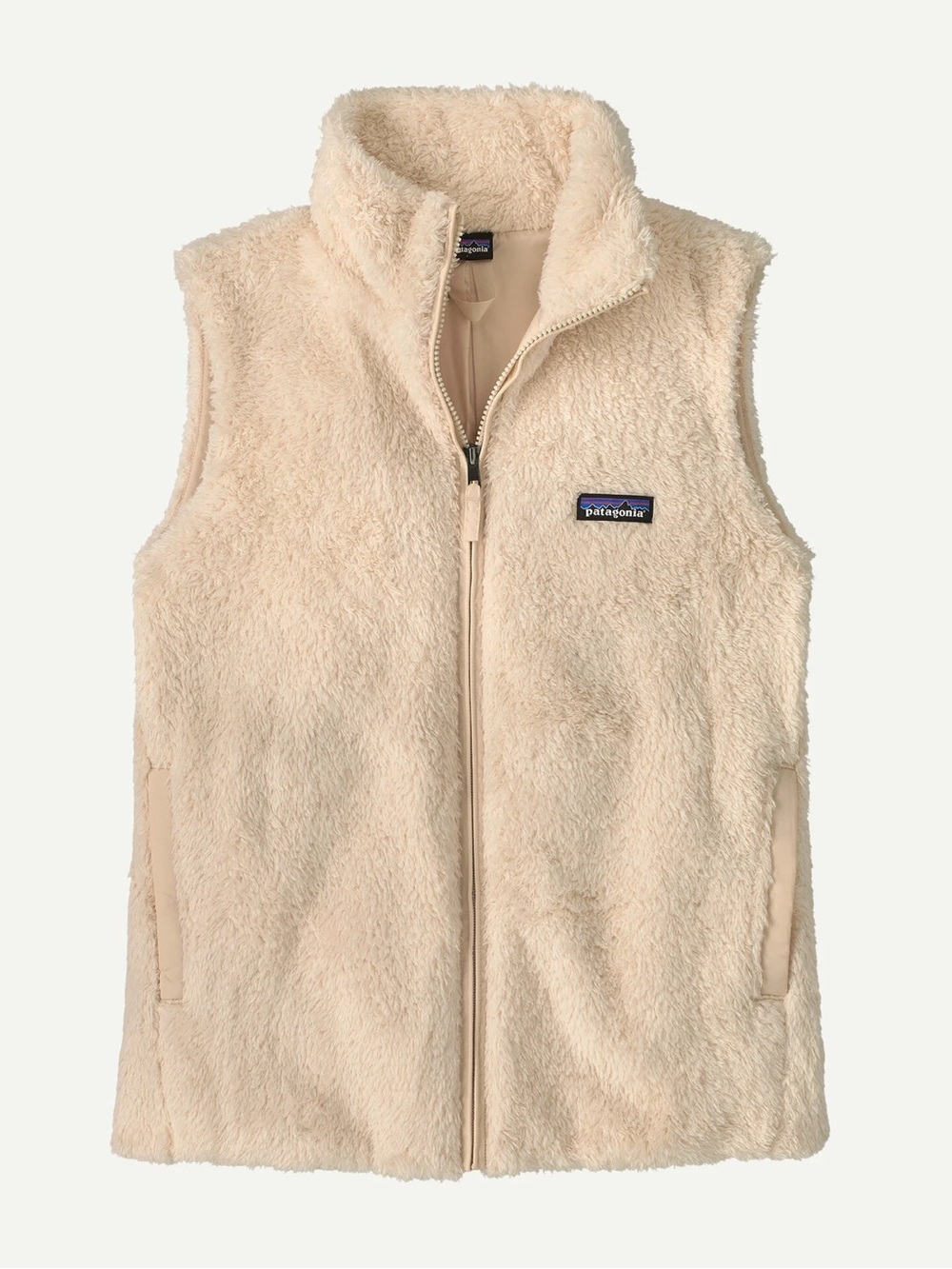 Patagonia Women's Los Gatos Fleece Vest Cream, Natural - Cozy Sherpa Zip-Up
